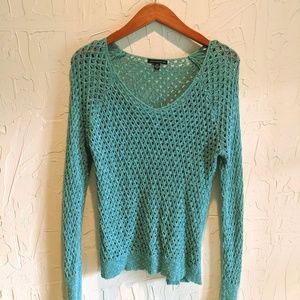 American Eagle Crochet Detailed Sweater